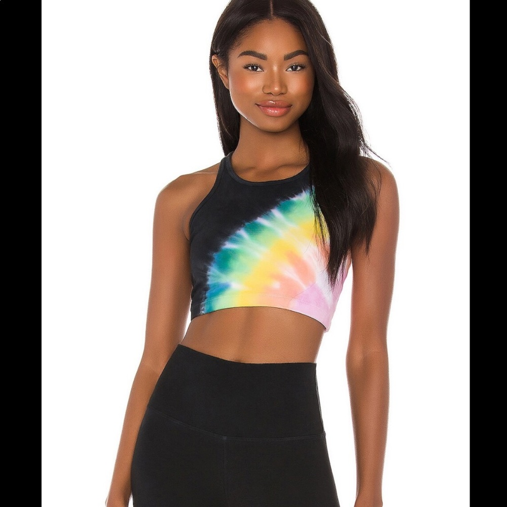 Electric & Rose Crop Bra
